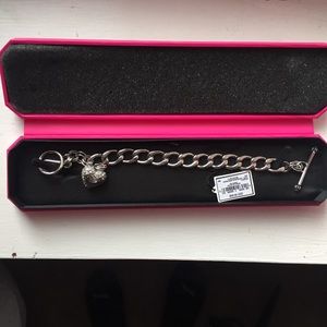 Juicy Couture heart starter bracelet NWT